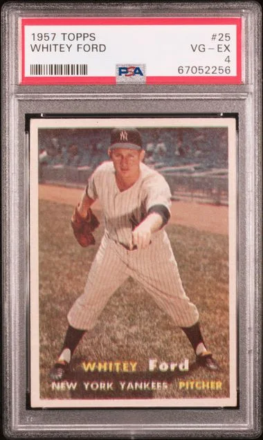 1957 Topps Whitey Ford #25 card image