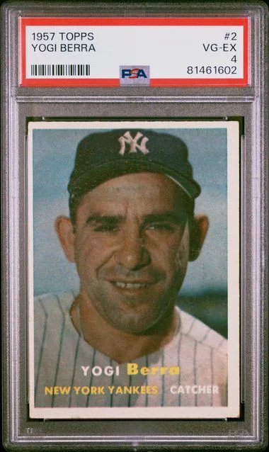 1957 Topps Yogi Berra #2 card image