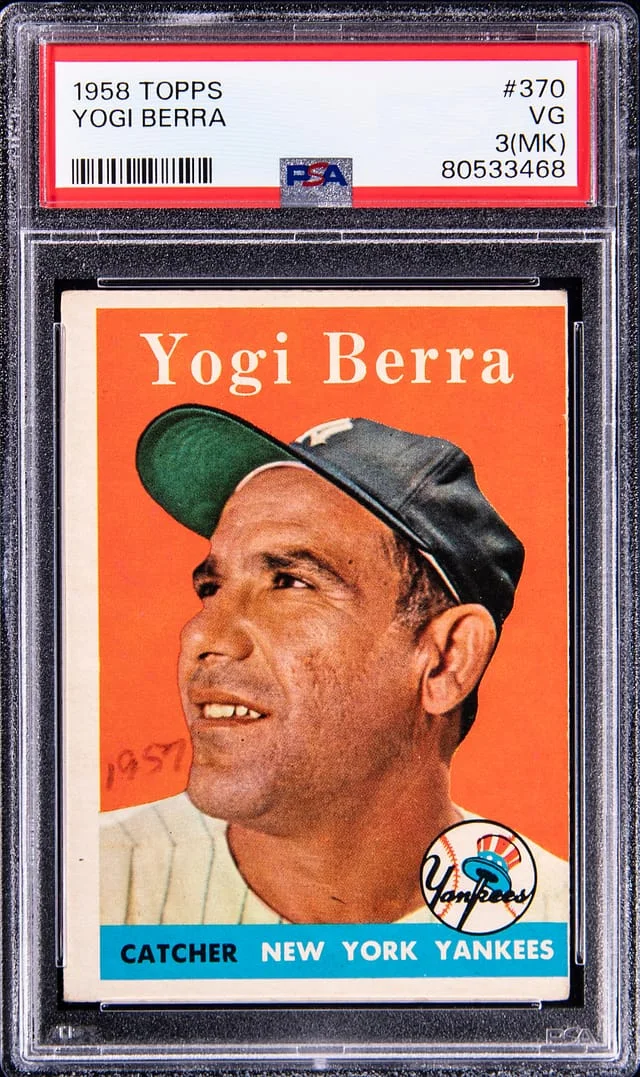1957 Topps Yogi Berra #370 card image