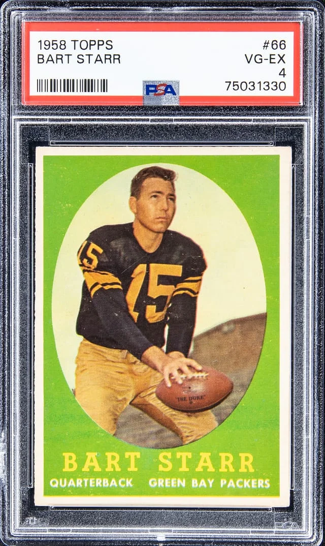 1958 Topps Bart Starr #66 card image