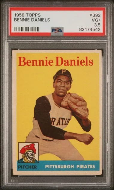1958 Topps Bennie Daniels #392 card image