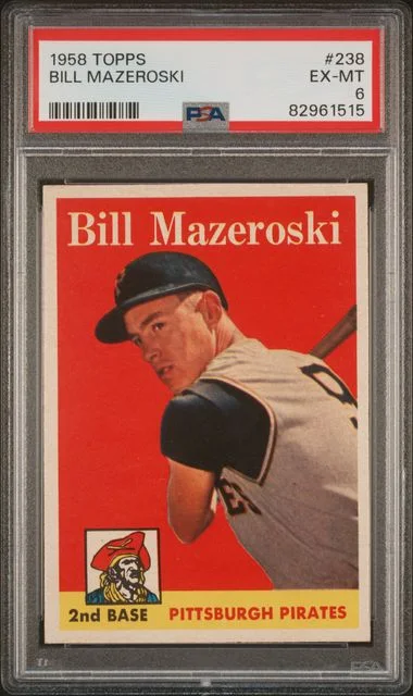 1958 Topps Bill Mazeroski #238 card image