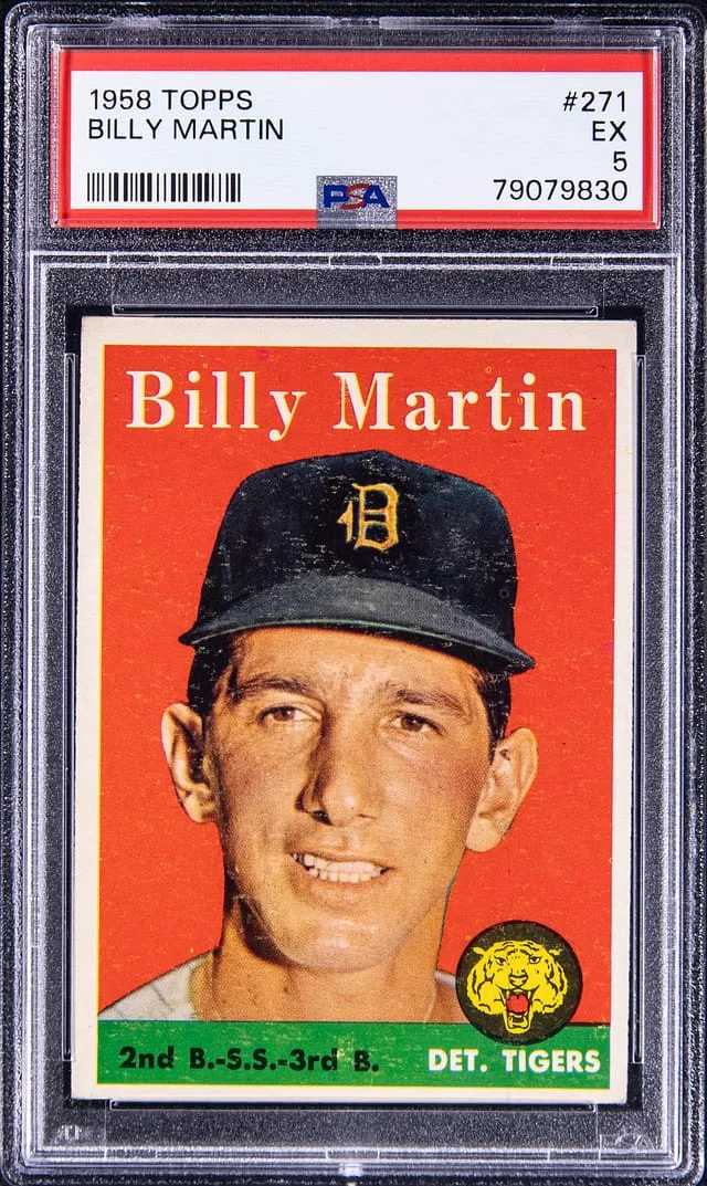 1958 Topps Billy Martin #271 card image