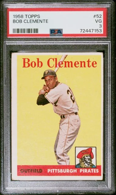 1958 Topps Bob Clemente #52 card image