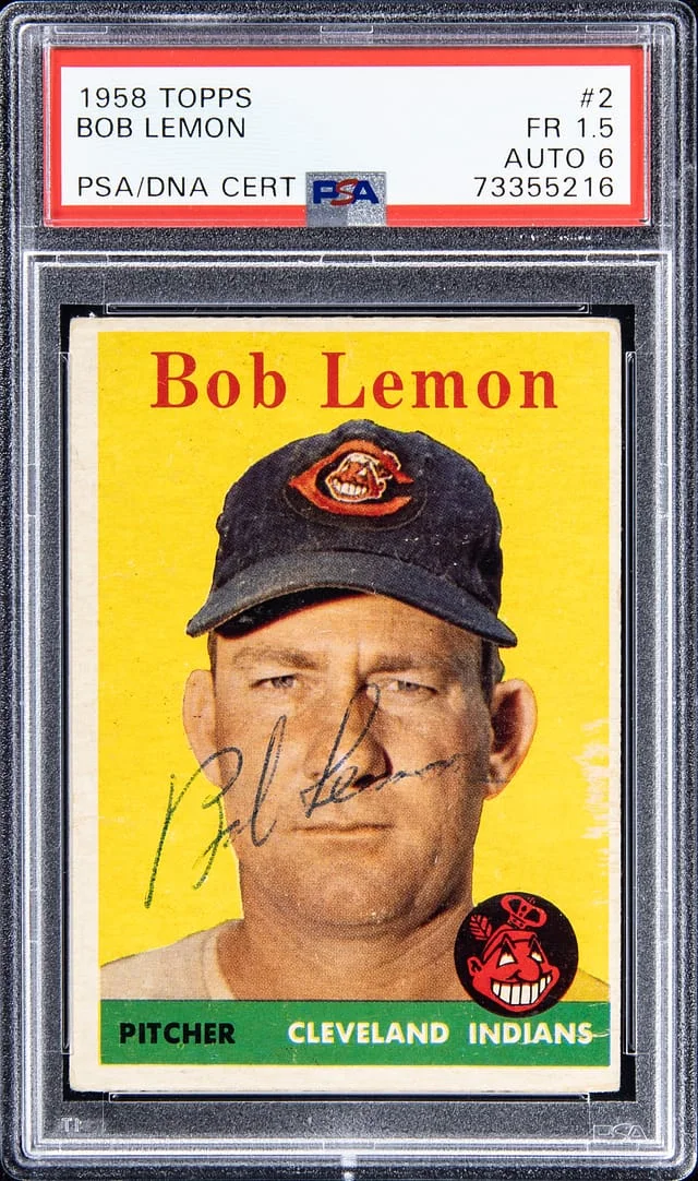 1958 Topps Bob Lemon #2 card image
