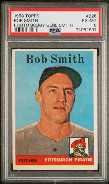 1958 Topps Bob Smith Photo Bobby Gene Smith #226 card image