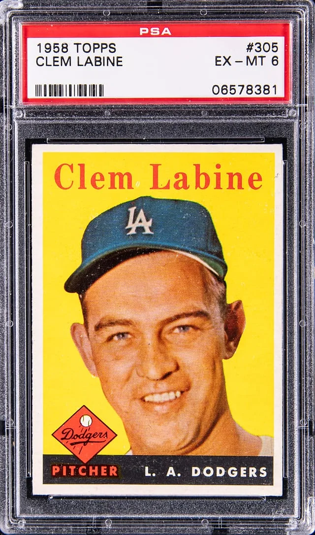 1958 Topps Clem Labine #305 card image
