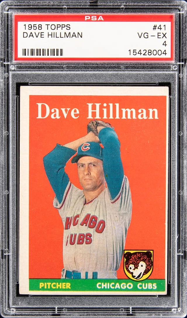 1958 Topps Dave Hillman #41 card image