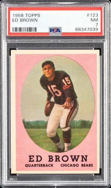 1958 Topps Ed Brown #123 card image