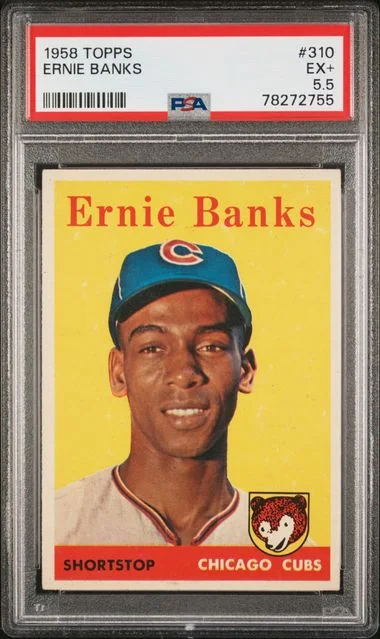 1958 Topps Ernie Banks #310 card image