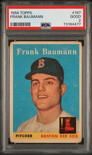 1958 Topps Frank Baumann #167 card image