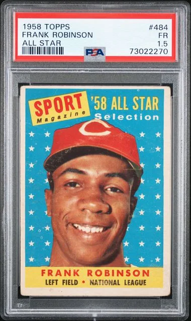1958 Topps Frank Robinson #484 card image