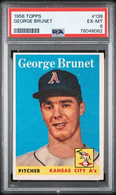 1958 Topps George Brunet #139 card image