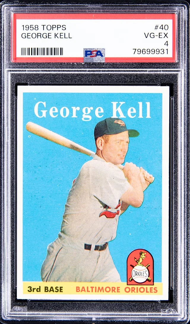 1958 Topps George Kell #40 card image