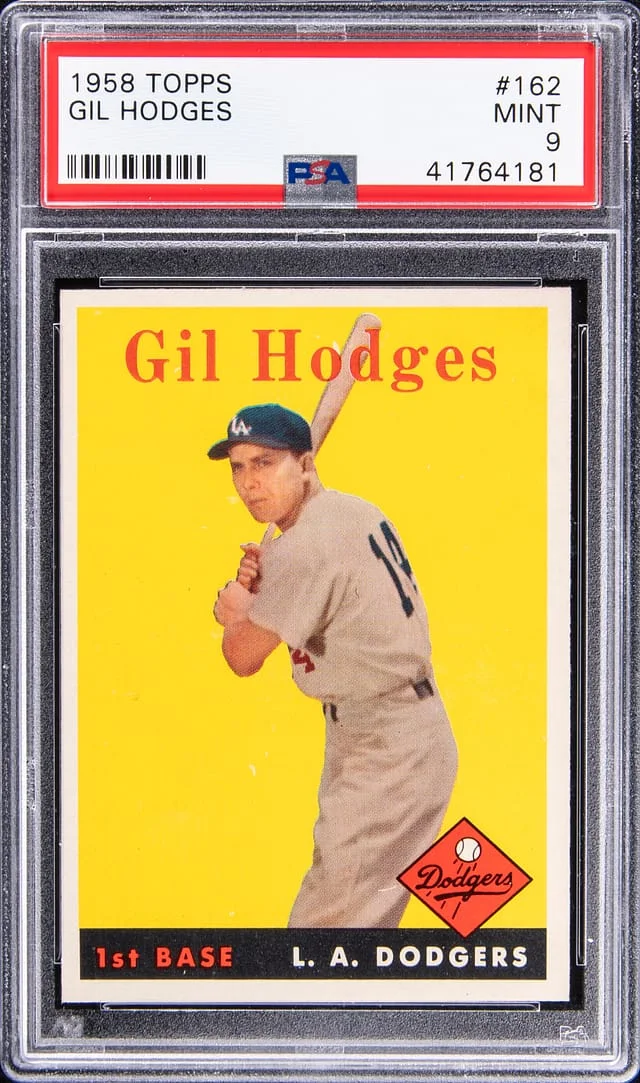 1958 Topps Gil Hodges #162 card image