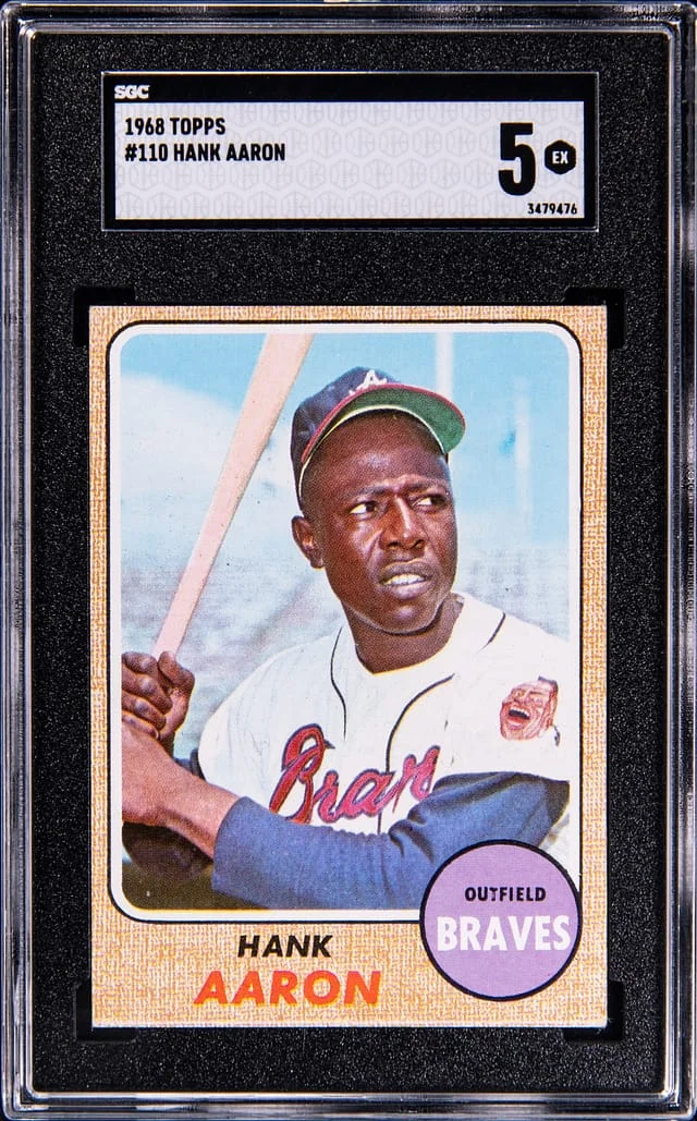 1958 Topps Hank Aaron #110 card image