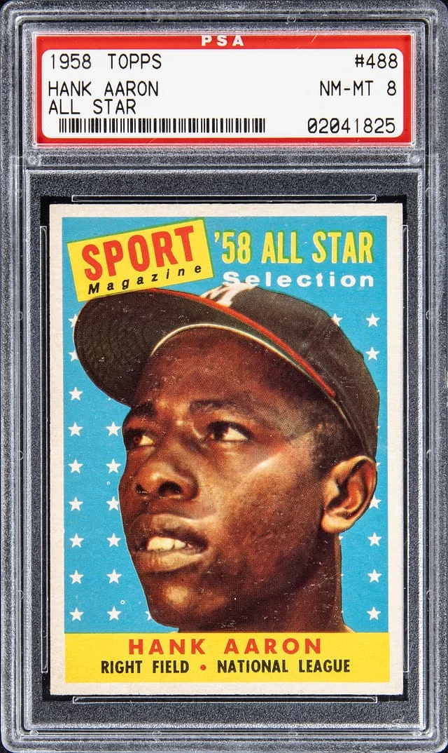 1958 Topps Hank Aaron #468 card image