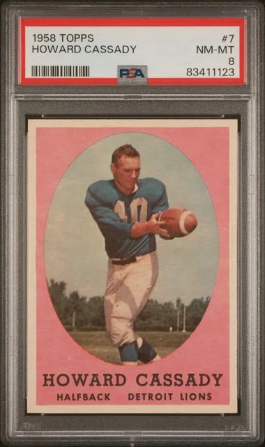 1958 Topps Howard Cassady #7 card image