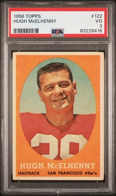 1958 Topps Hugh McElhenny #122 card image
