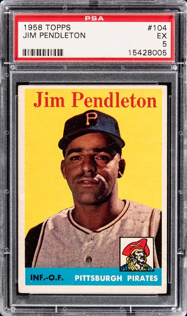 1958 Topps Jim Pendleton #104 card image
