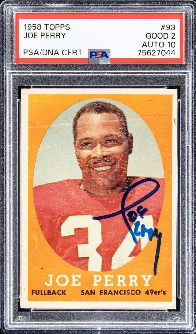 1958 Topps Joe Perry #93 card image