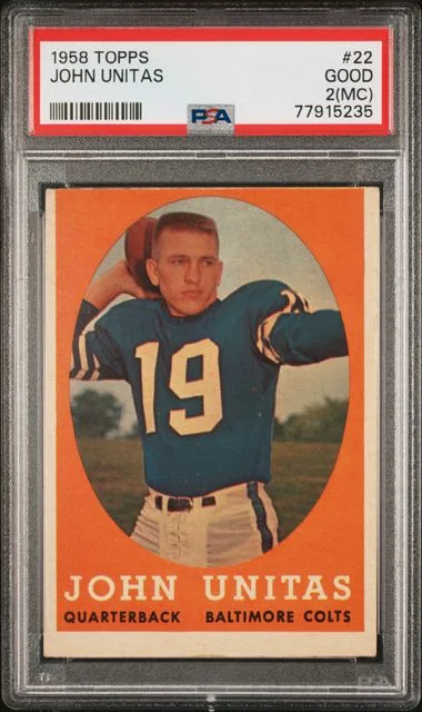 1958 Topps John Unitas #22 card image