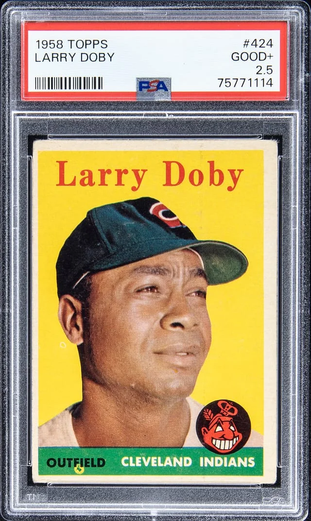 1958 Topps Larry Doby #424 card image