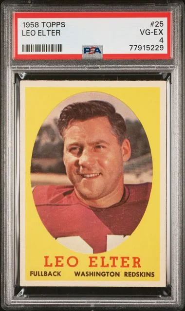 1958 Topps Leo Elter #25 card image