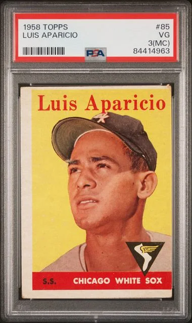 1958 Topps Luis Aparicio #85 card image
