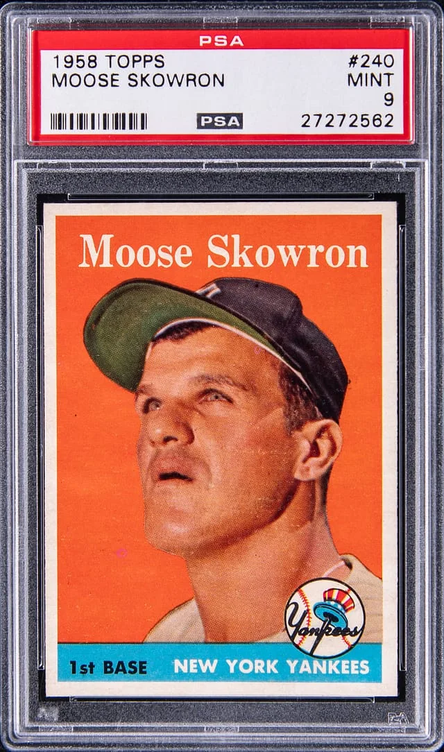 1958 Topps Moose Skowron #240 card image
