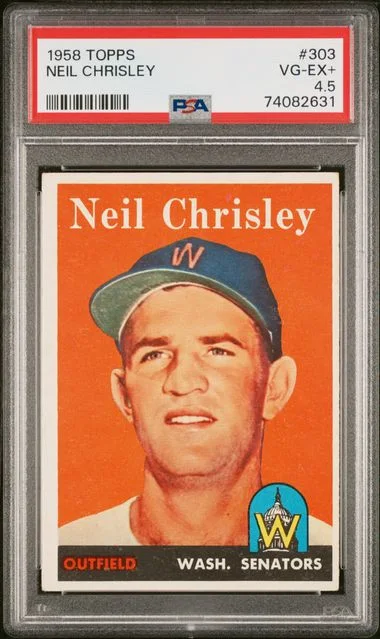 1958 Topps Neil Chrisley #303 card image