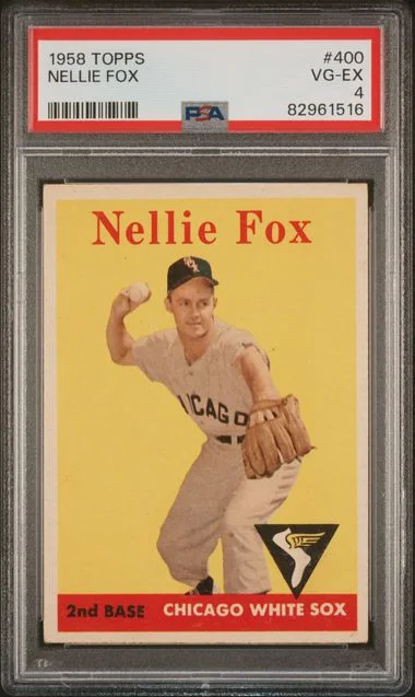 1958 Topps Nellie Fox #400 card image
