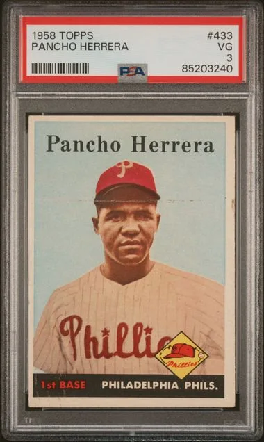 1958 Topps Pancho Herrera #433 card image