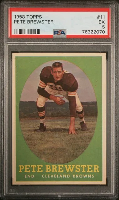 1958 Topps Pete Brewster #11 card image