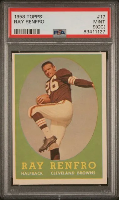 1958 Topps Ray Renfro #17 card image