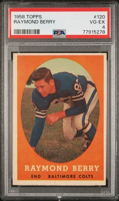 1958 Topps Raymond Berry #120 card image