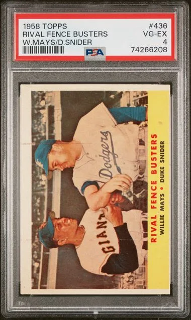 1958 Topps Rival Fence Busters #436 card image