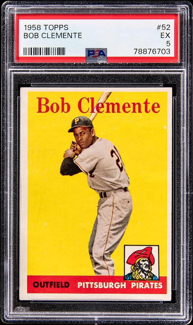 1958 Topps Robert Clemente #52 card image