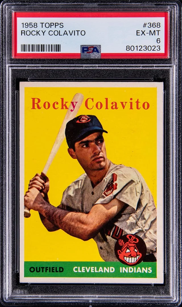 1958 Topps Rocky Colavito #368 card image