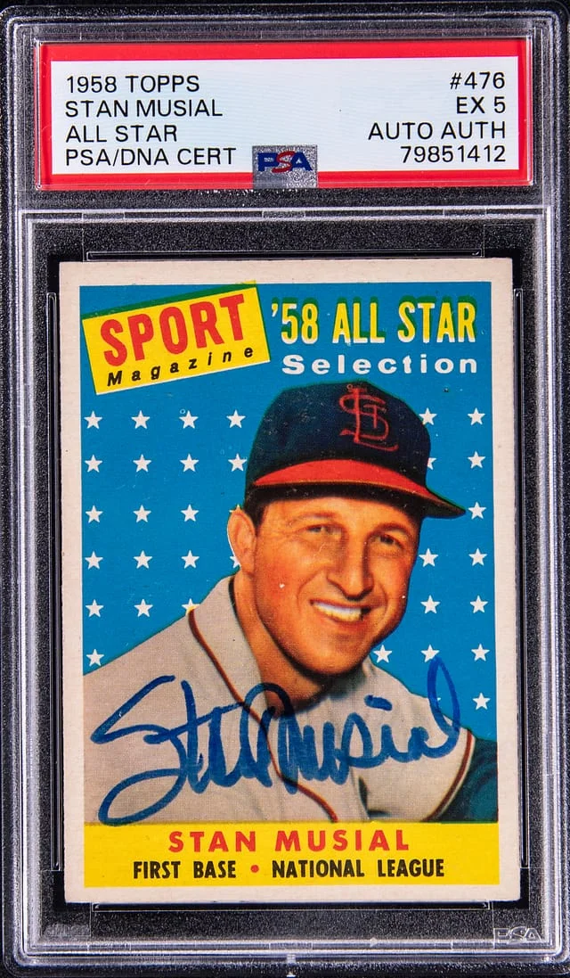 1958 Topps Stan Musial All Star Selection #476 card image