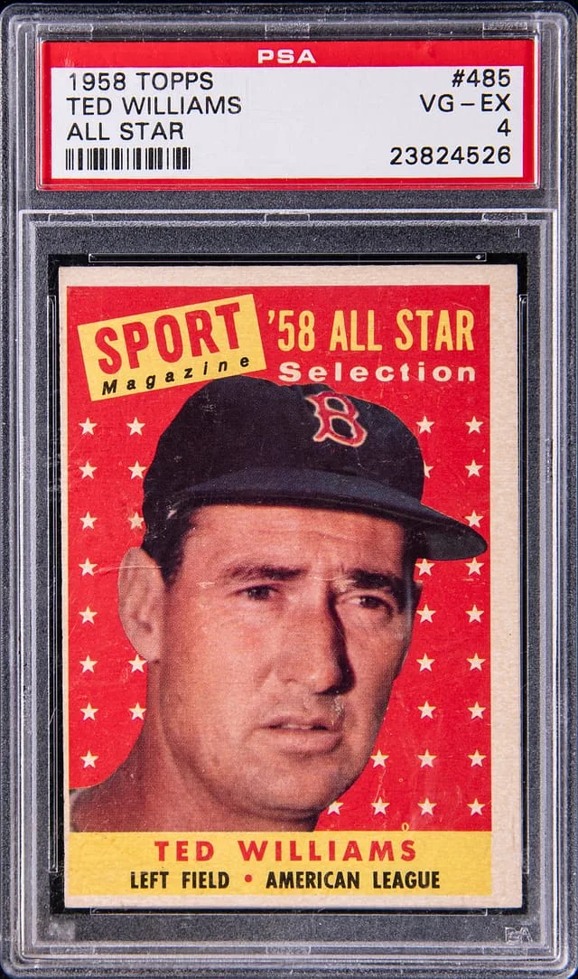 1958 Topps Ted Williams All-Star #435 card image