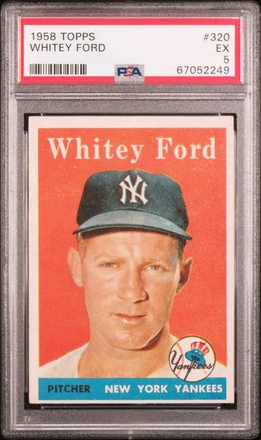 1958 Topps Whitey Ford #320 card image