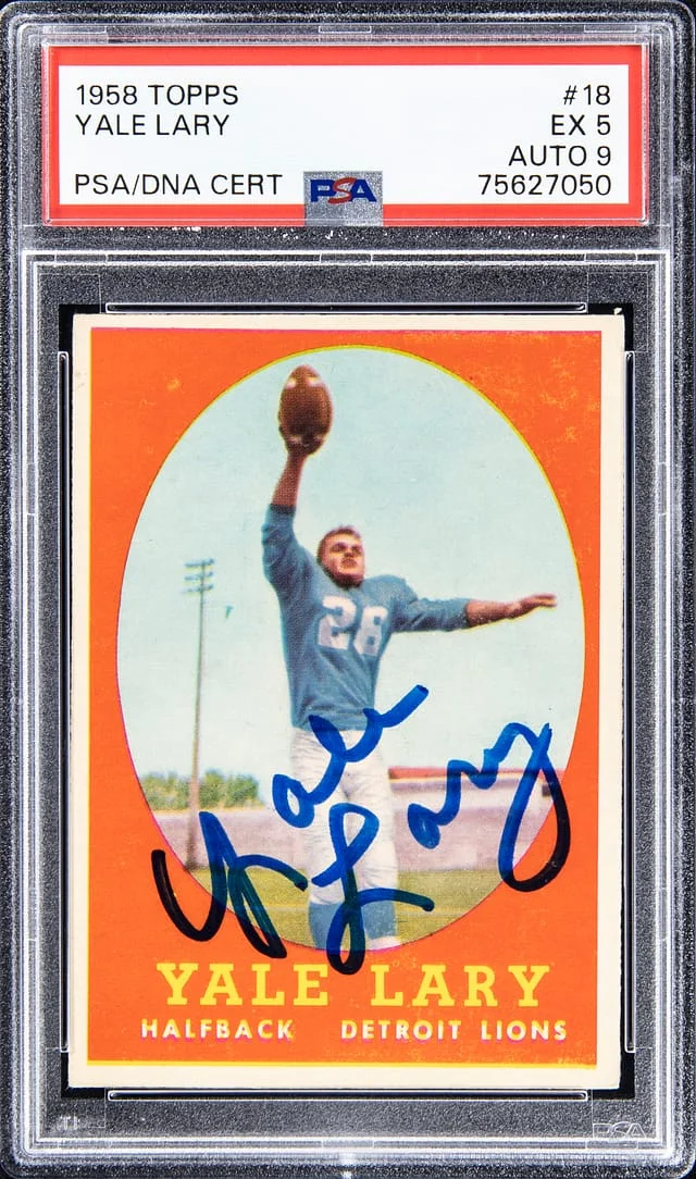 1958 Topps Yale Lary #18 card image