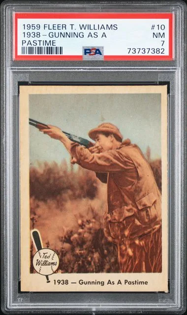 1959 Fleer 1938-Gunning As A Pastime Ted Williams #10 card image