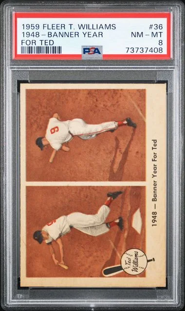 1959 Fleer 1948 Banner Year For Ted Ted Williams #36 card image