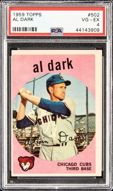 1959 Topps Al Dark #502 card image