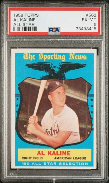 1959 Topps Al Kaline All Star #562 card image