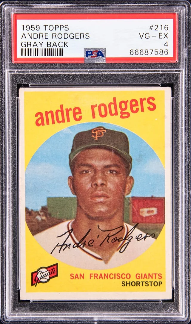 1959 Topps Andre Rodgers #216 card image