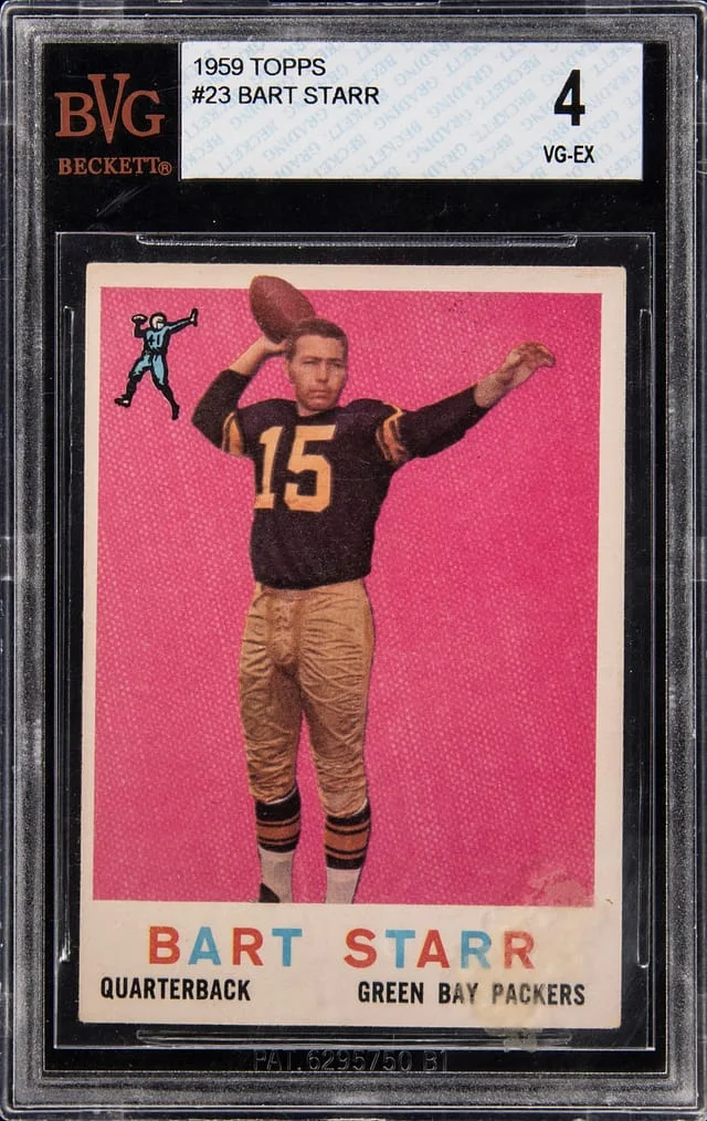 1959 Topps Bart Starr #23 card image