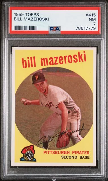 1959 Topps Bill Mazeroski #415 card image